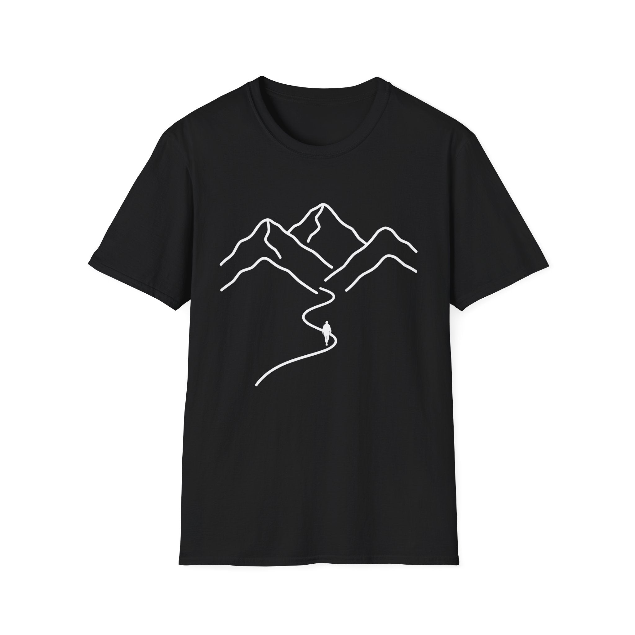 Minimalist Mountain Path T-Shirt