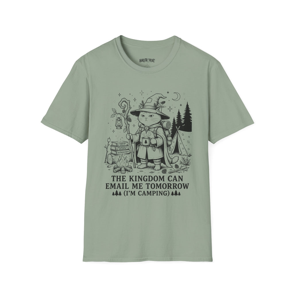 Email Tomorrow Camping Cat Tee