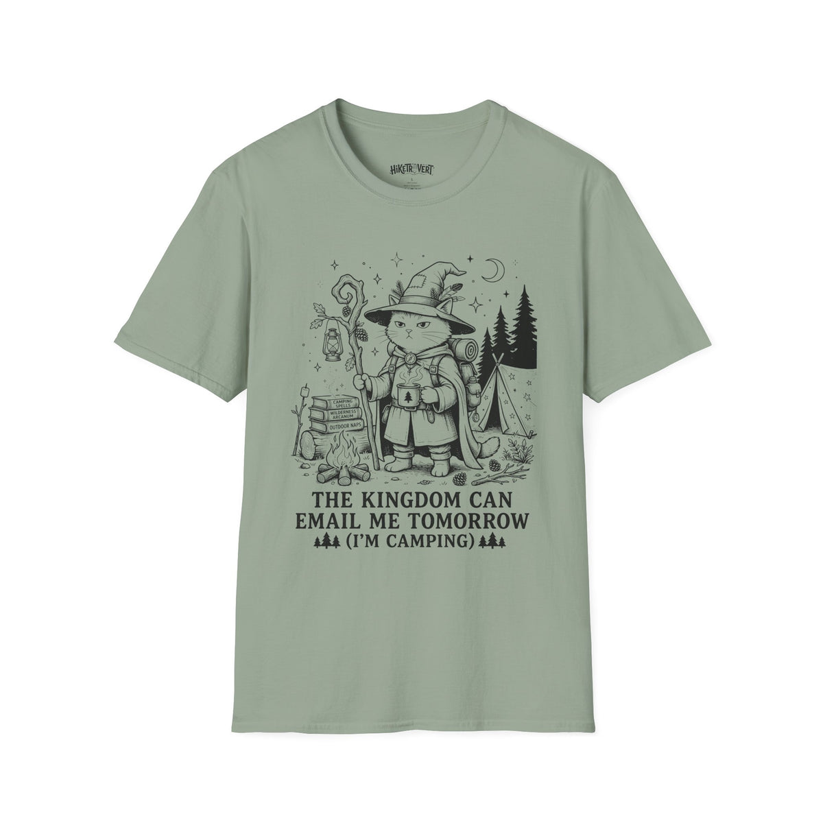 Email Tomorrow Camping Cat Tee