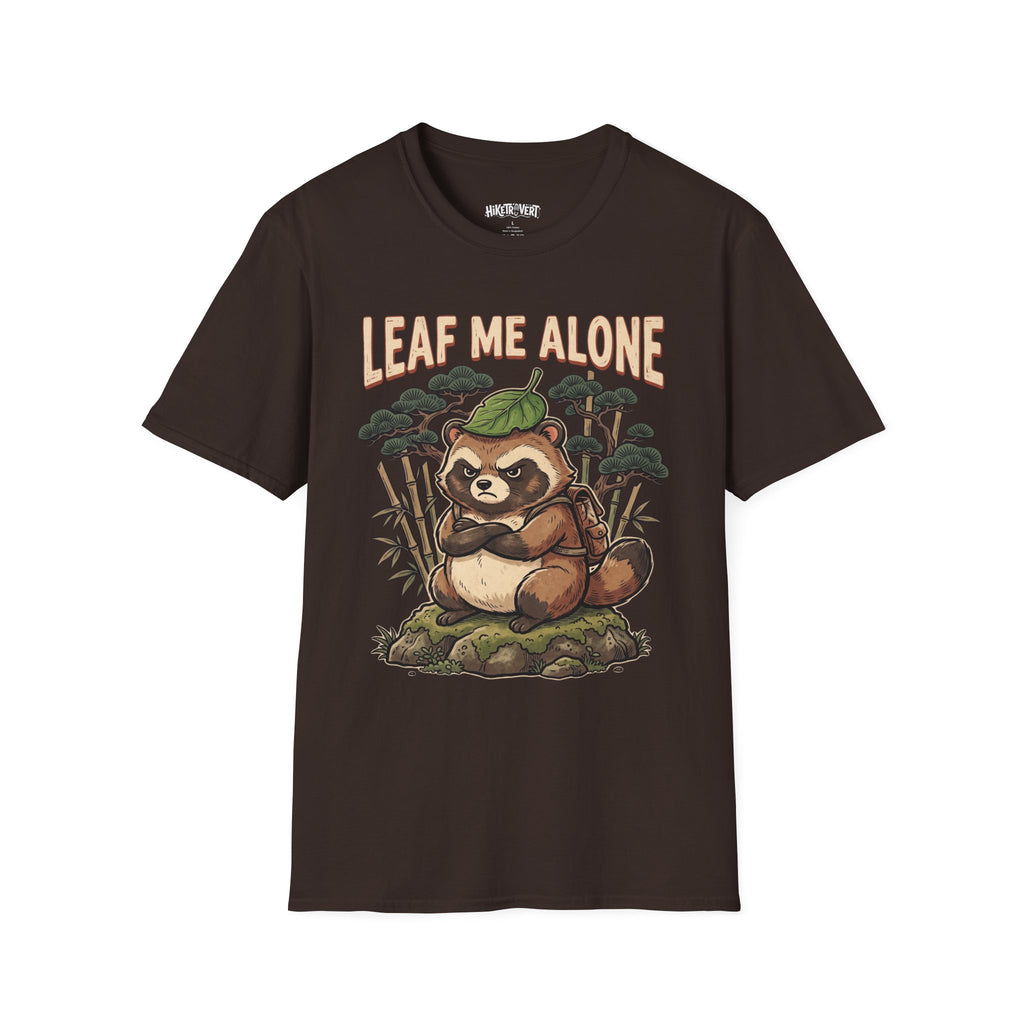 Leaf Me Alone Raccoon Tee