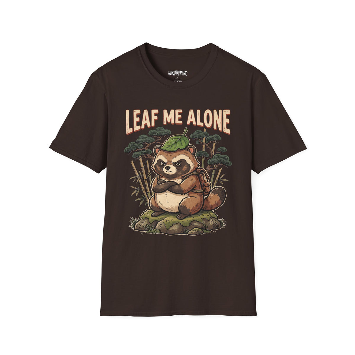 Leaf Me Alone Raccoon Tee