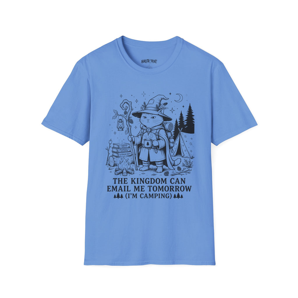Email Tomorrow Camping Cat Tee