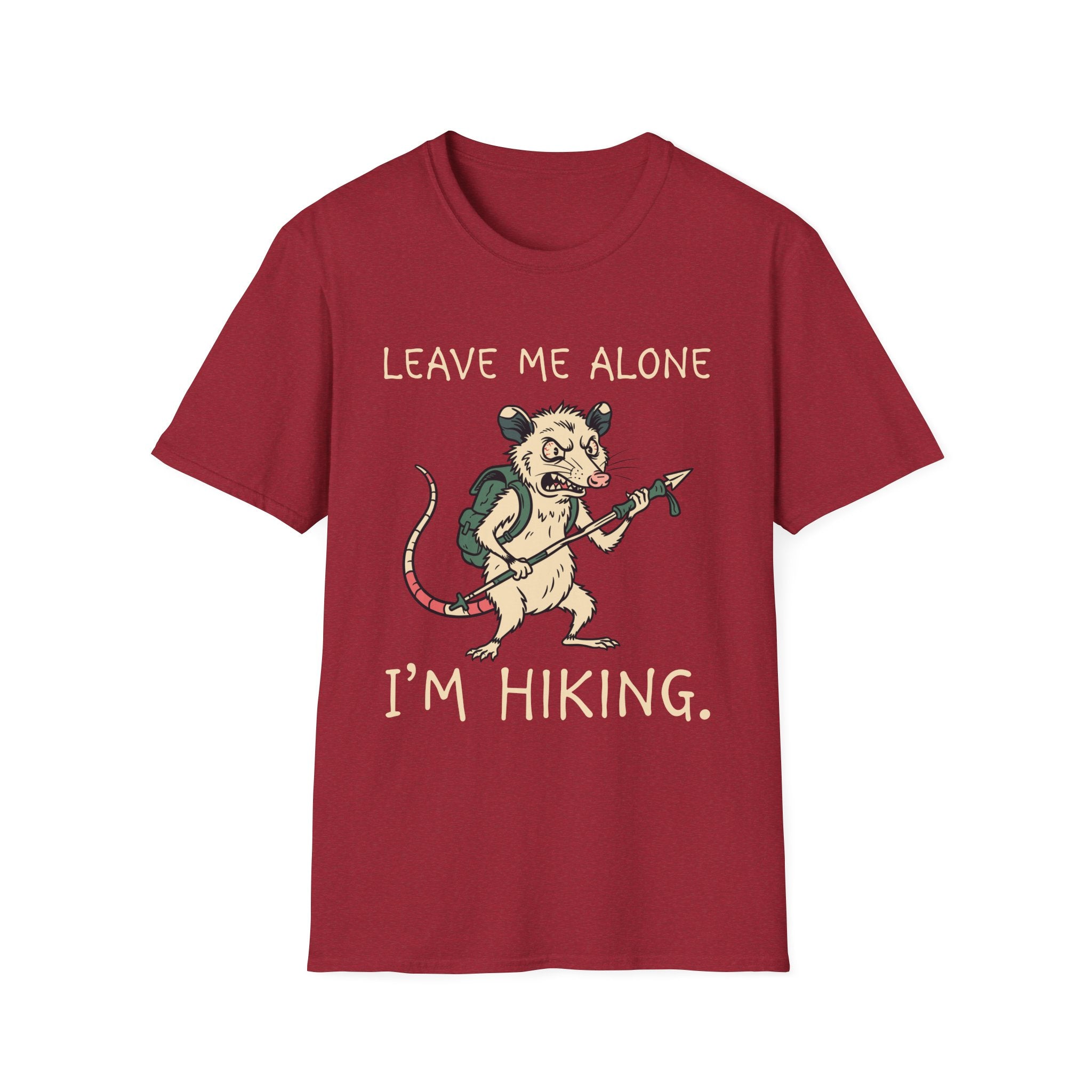 Funny Opossum Hiking T-Shirt