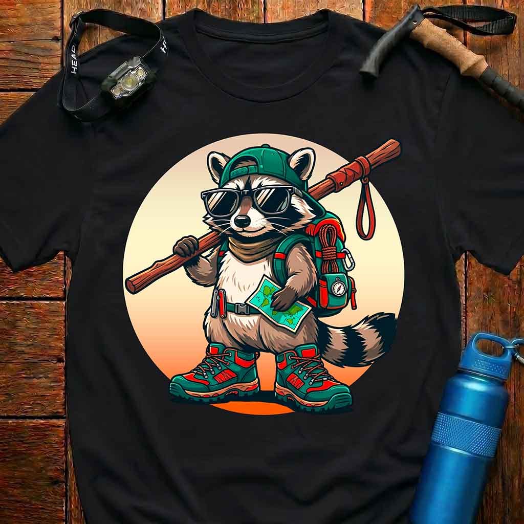 Raccoon Adventure Hiker T-Shirt