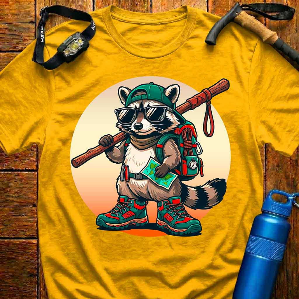 Raccoon Adventure Hiker T-Shirt