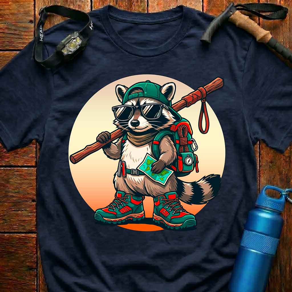 Raccoon Adventure Hiker T-Shirt