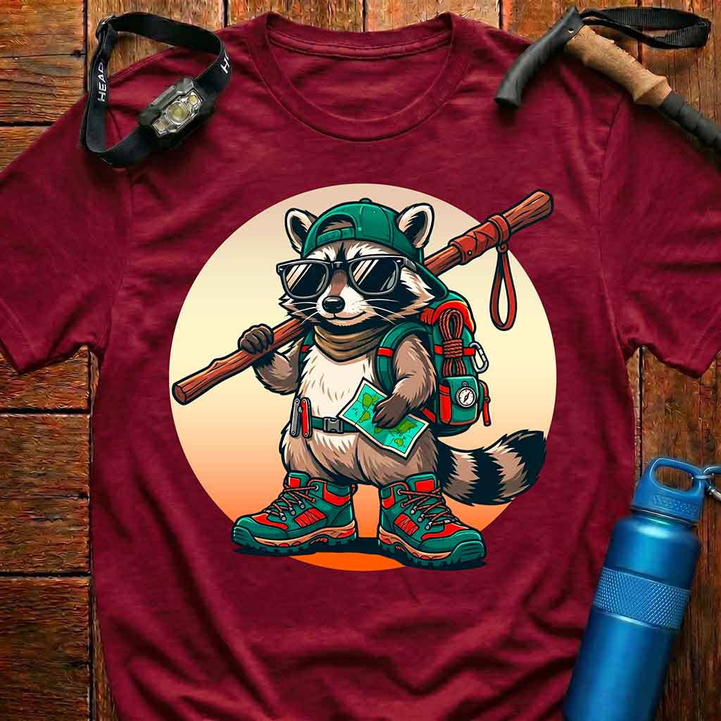 Raccoon Adventure Hiker T-Shirt