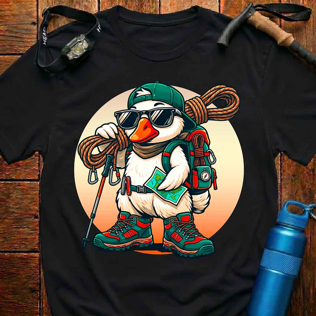 Duck Adventurer  Hiking T-Shirt