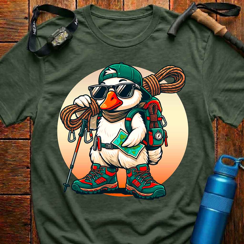 Duck Adventurer  Hiking T-Shirt