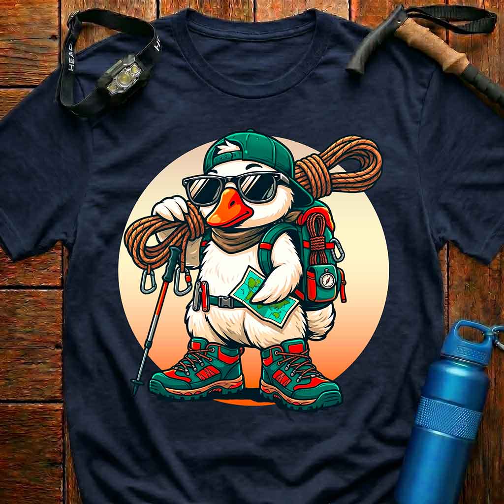 Duck Adventurer  Hiking T-Shirt