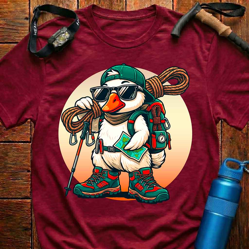 Duck Adventurer  Hiking T-Shirt