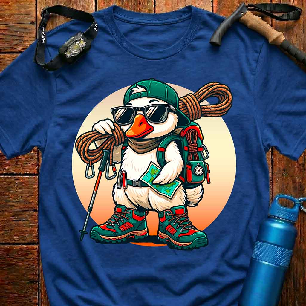 Duck Adventurer  Hiking T-Shirt
