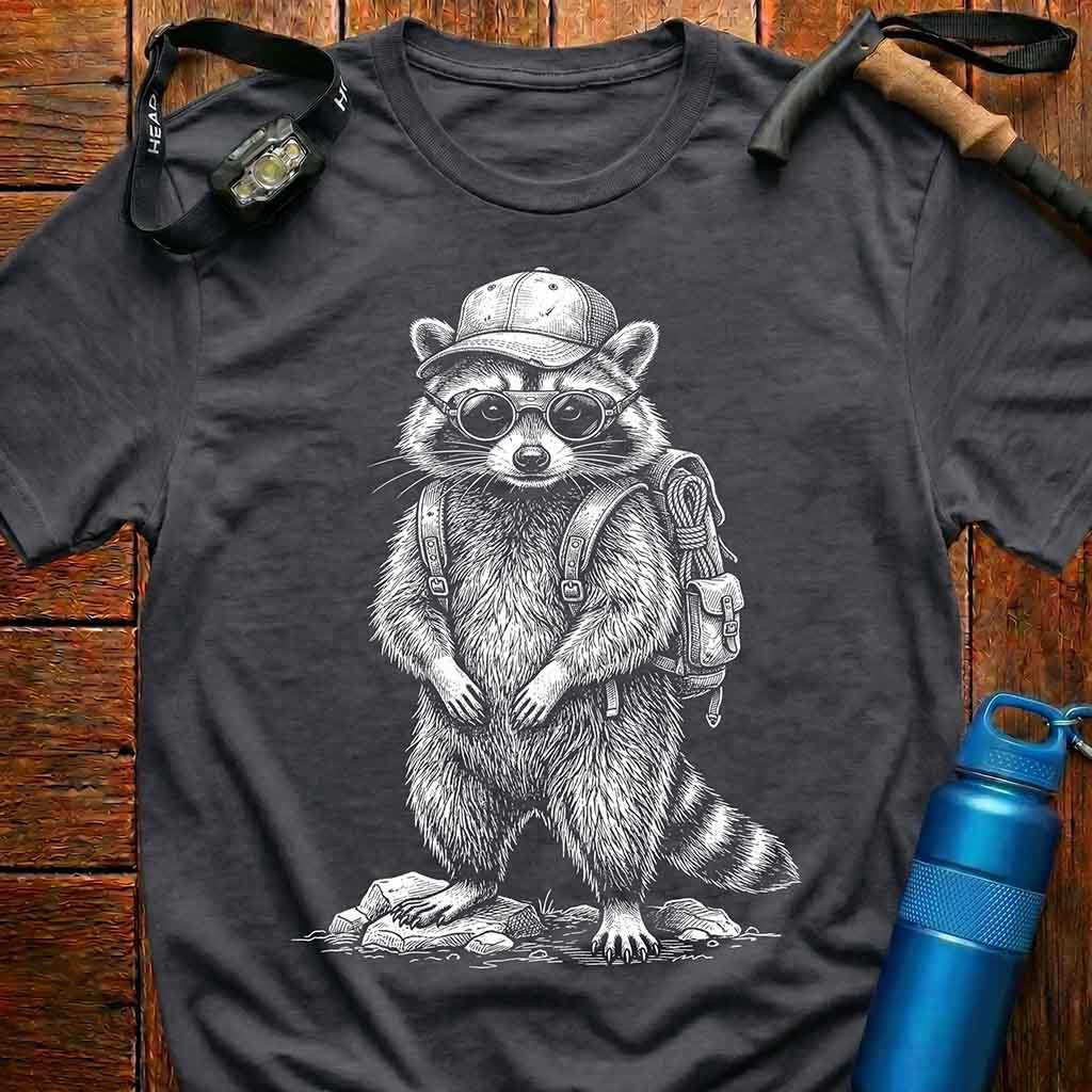 Raccoon Adventurous Explorer T-Shirt