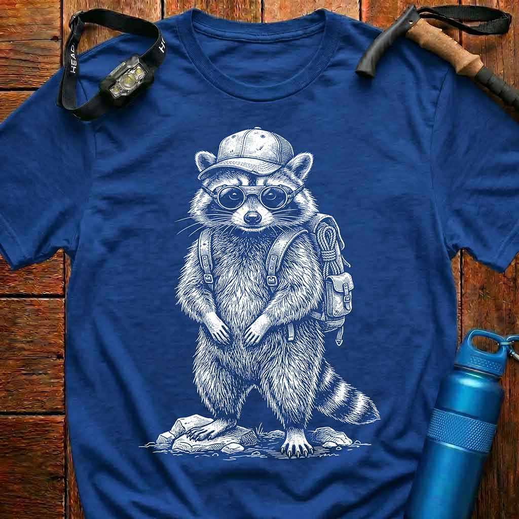 Raccoon Adventurous Explorer T-Shirt