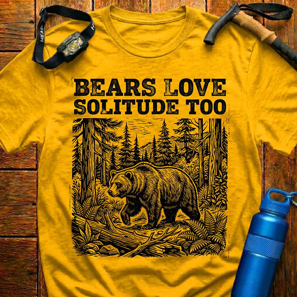 Bears Love Solitude Too T-Shirt