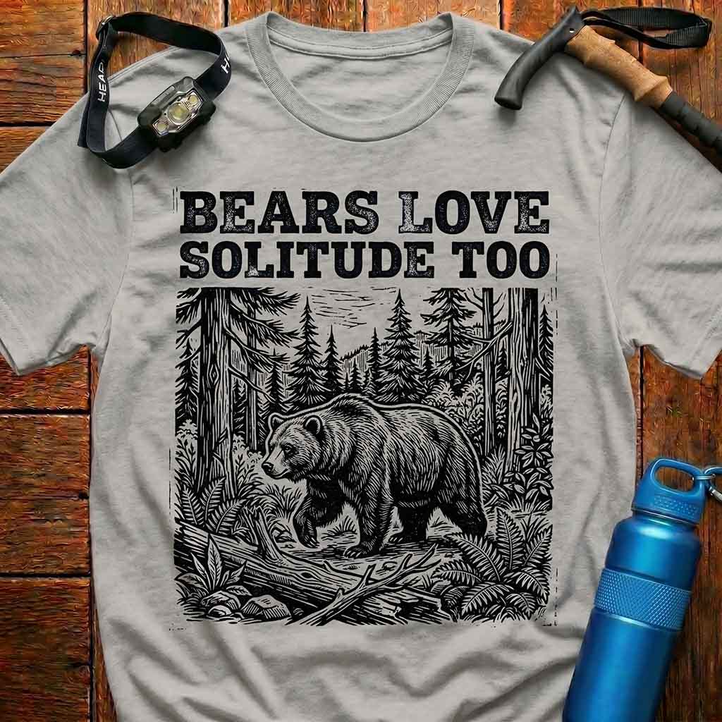 Bears Love Solitude Too T-Shirt