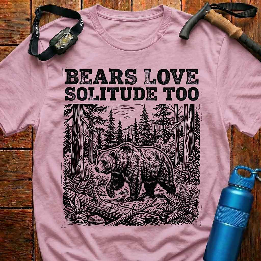 Bears Love Solitude Too T-Shirt