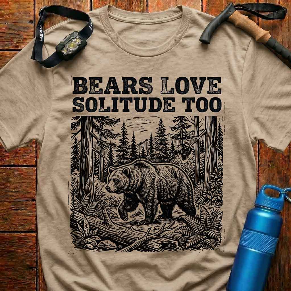 Bears Love Solitude Too T-Shirt