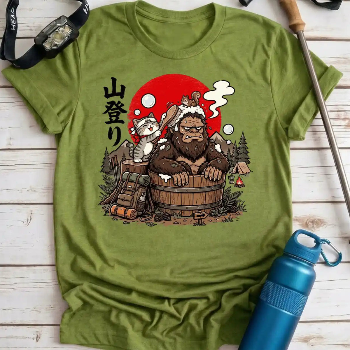 Bigfoot Woodland Bath Tee