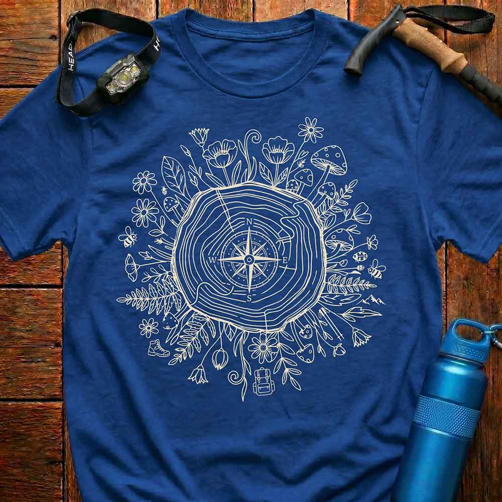 Boho Nature Compass T-Shirt