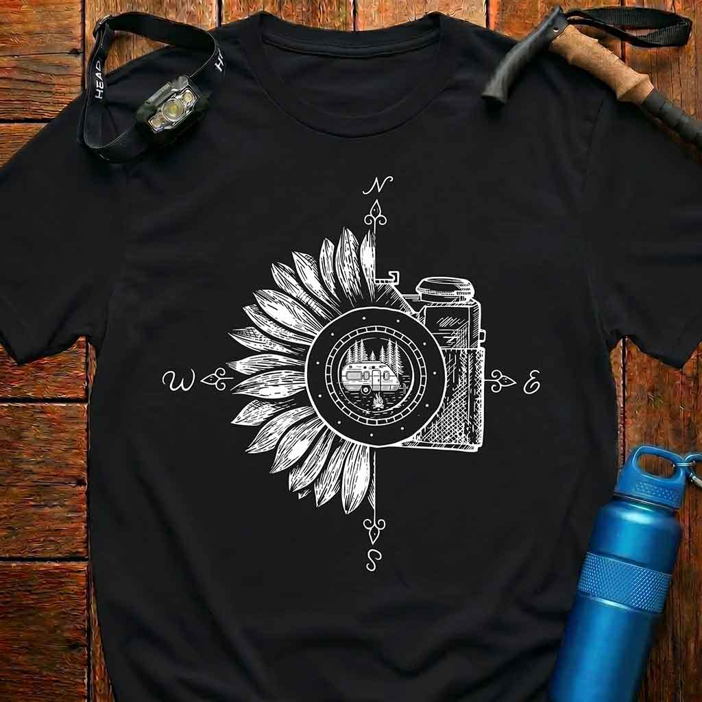 Camera Sunflower T-Shirt