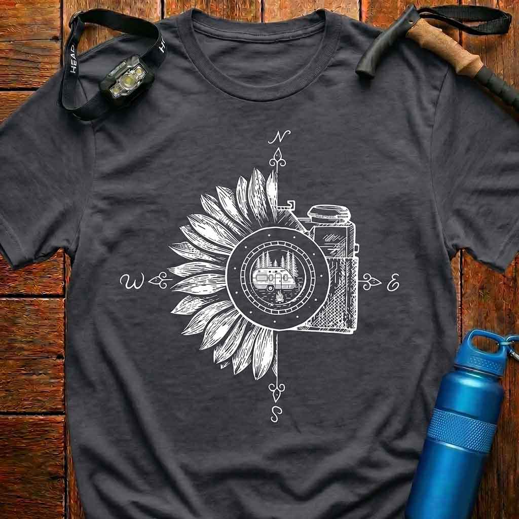 Camera Sunflower T-Shirt