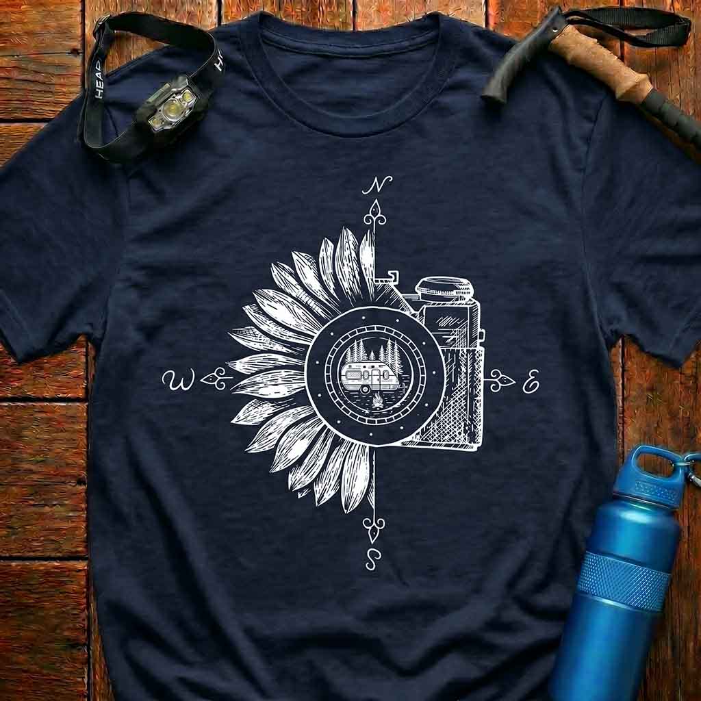 Camera Sunflower T-Shirt