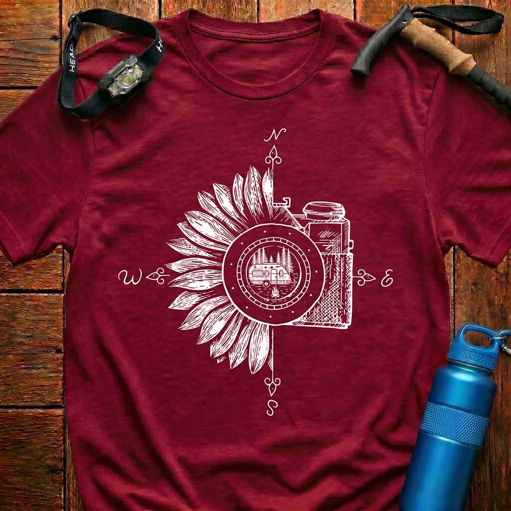 Camera Sunflower T-Shirt