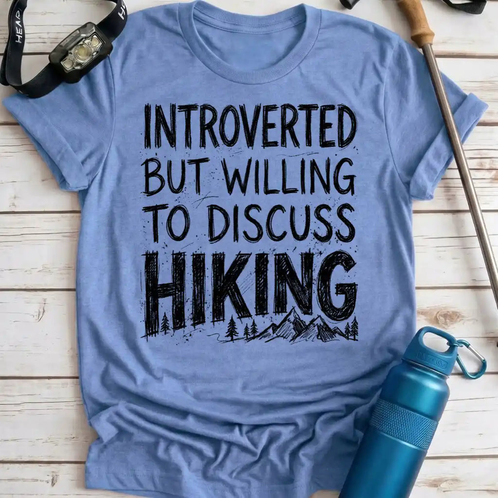 Introvert Hiking Talk Tee