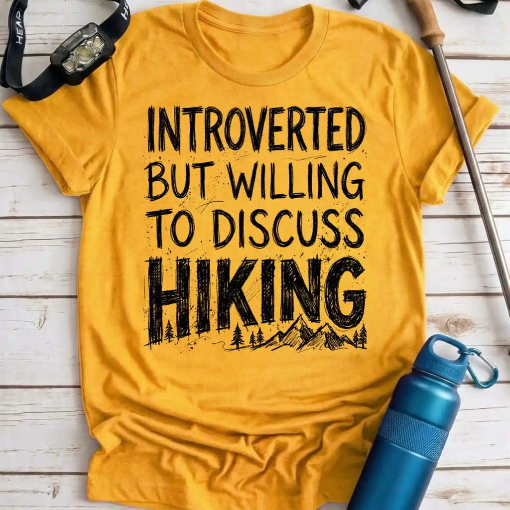 Introvert Hiking Talk Tee