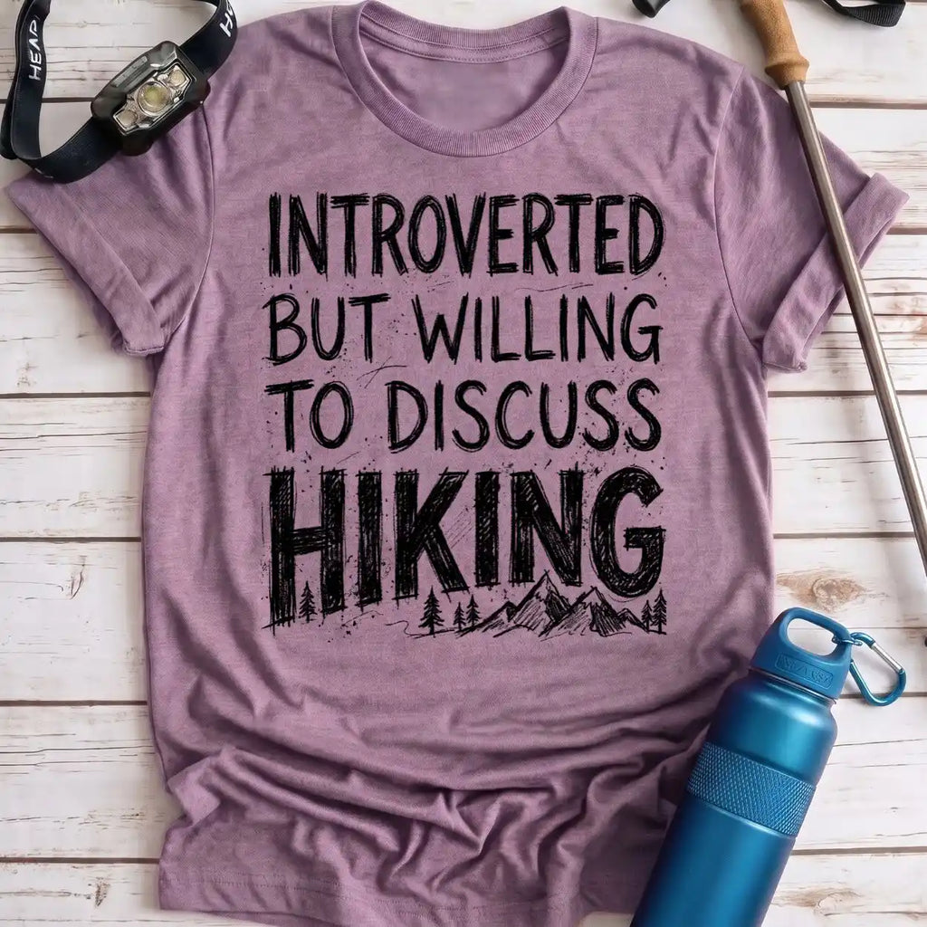 Introvert Hiking Talk Tee
