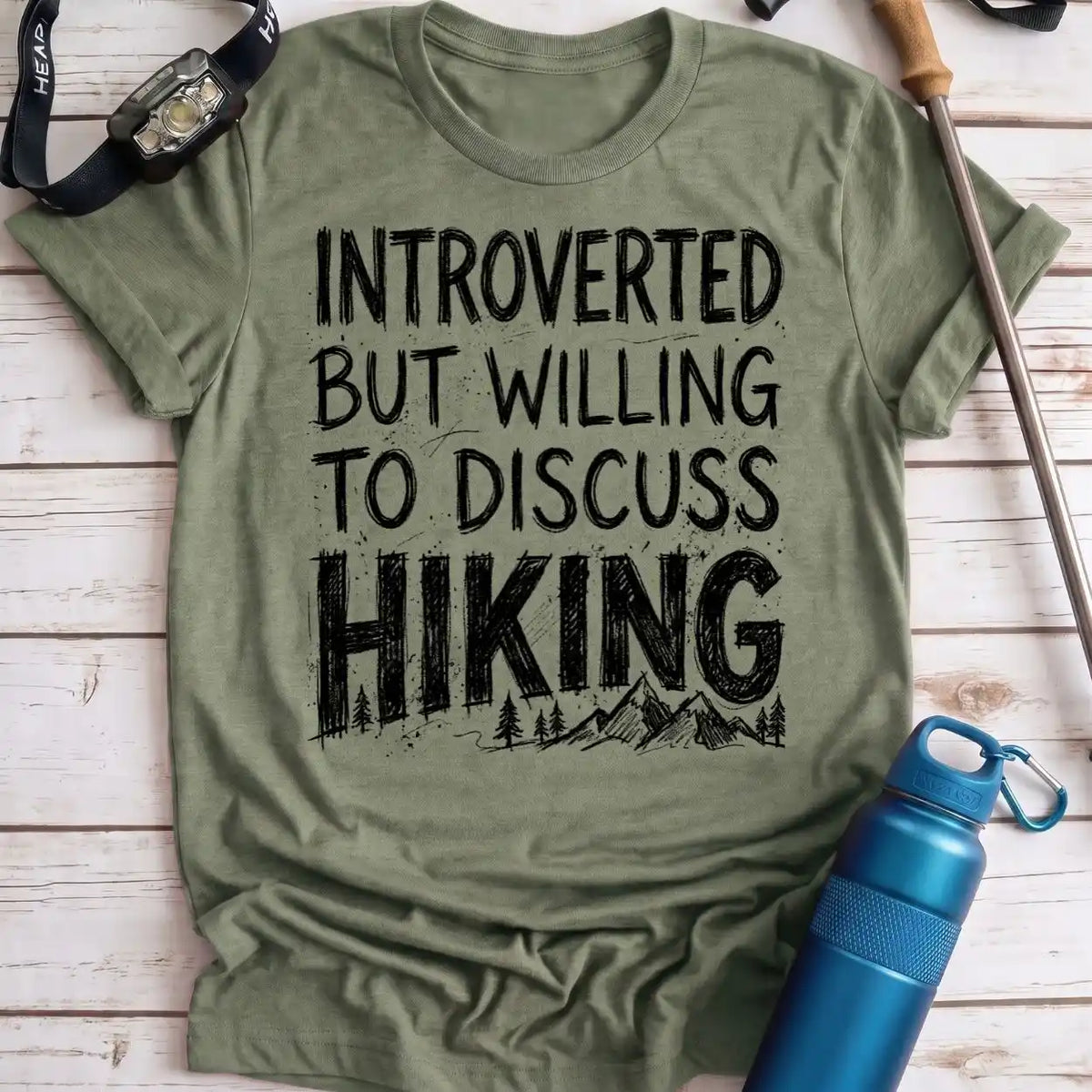 Introvert Hiking Talk Tee