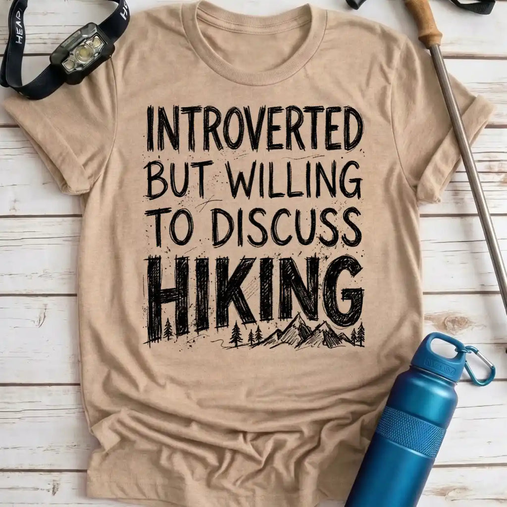 Introvert Hiking Talk Tee