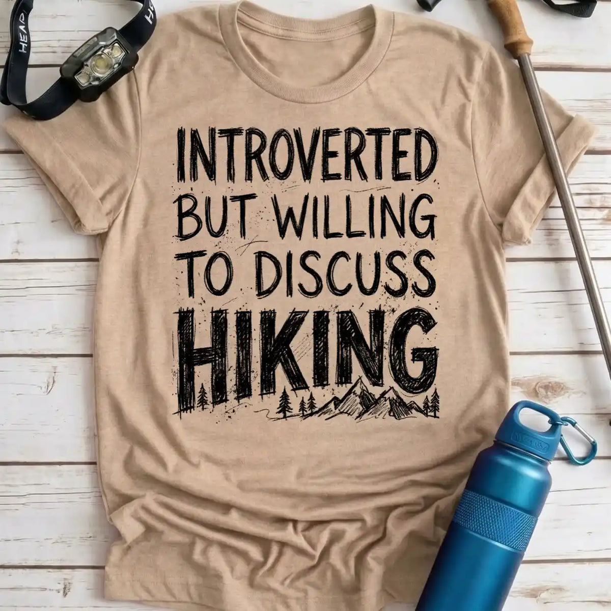 Introvert Hiking Talk Tee