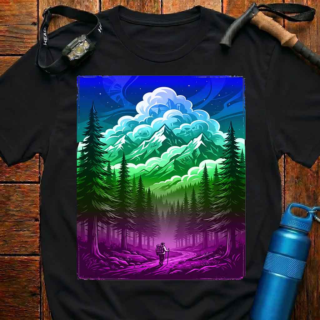 Dreamy Mountain Hiking Adventure T-shirt