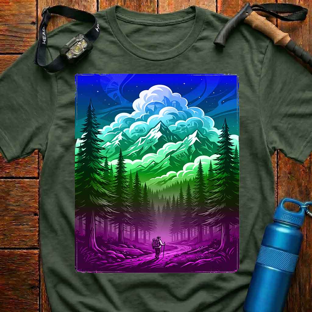 Dreamy Mountain Hiking Adventure T-shirt