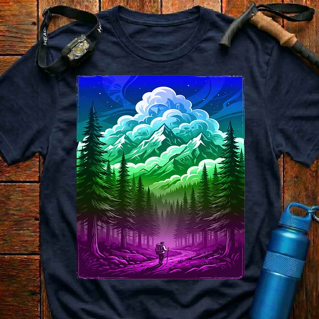 Dreamy Mountain Hiking Adventure T-shirt