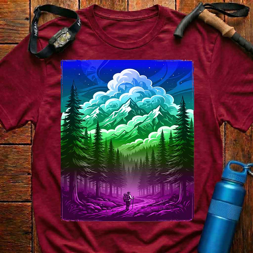 Dreamy Mountain Hiking Adventure T-shirt