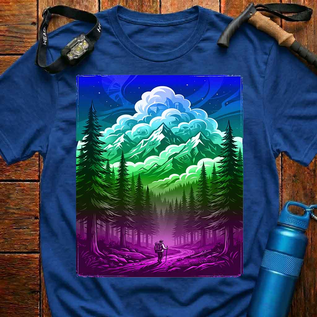 Dreamy Mountain Hiking Adventure T-shirt