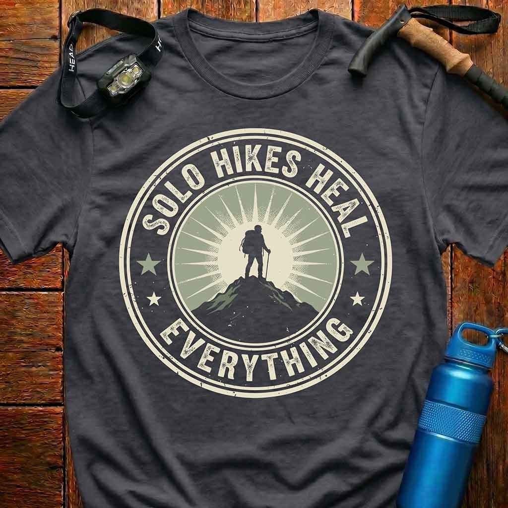 Empowering Solo Hikes Heal Everything T-Shirt