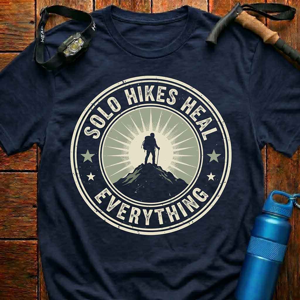 Empowering Solo Hikes Heal Everything T-Shirt