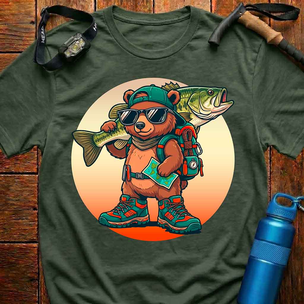 Epic Fishing Bear T-Shirt