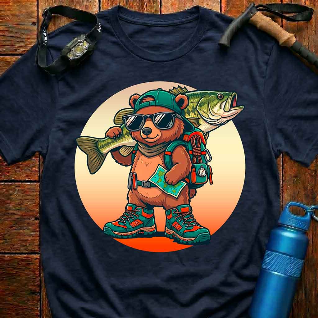 Epic Fishing Bear T-Shirt