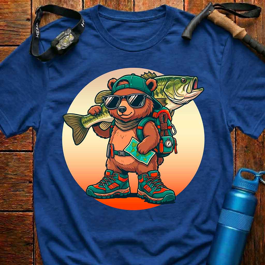 Epic Fishing Bear T-Shirt