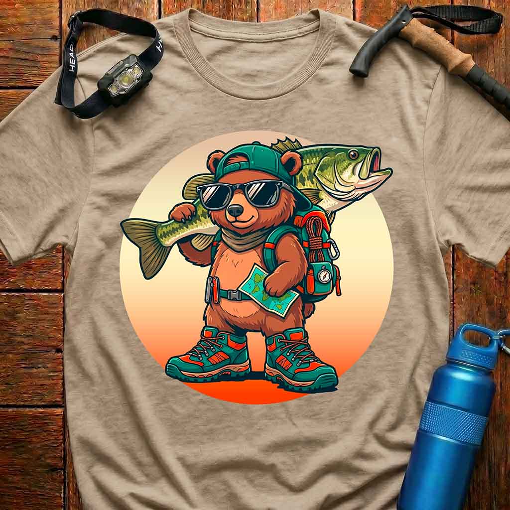 Epic Fishing Bear T-Shirt