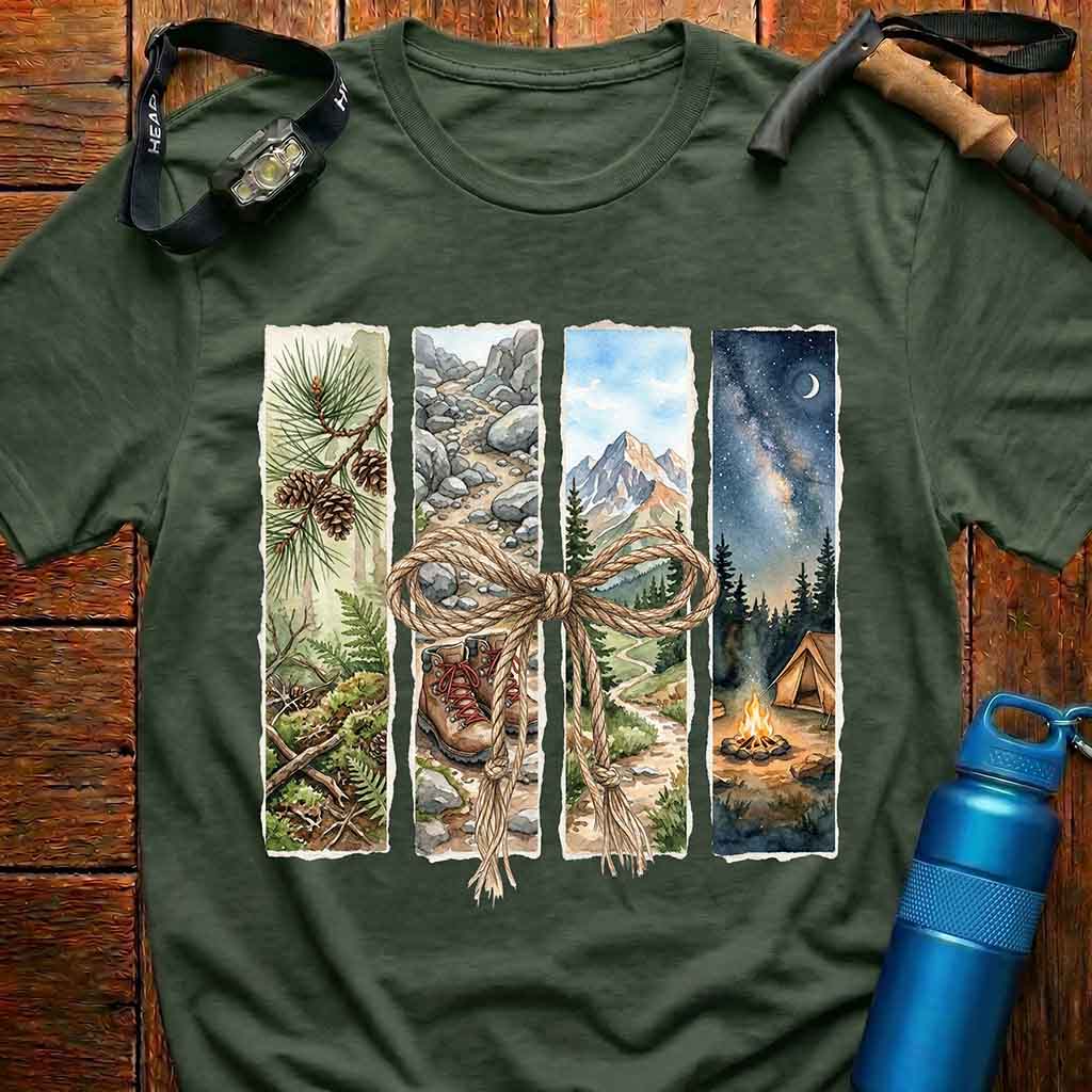 Explore Nature Adventure Art T-shirt