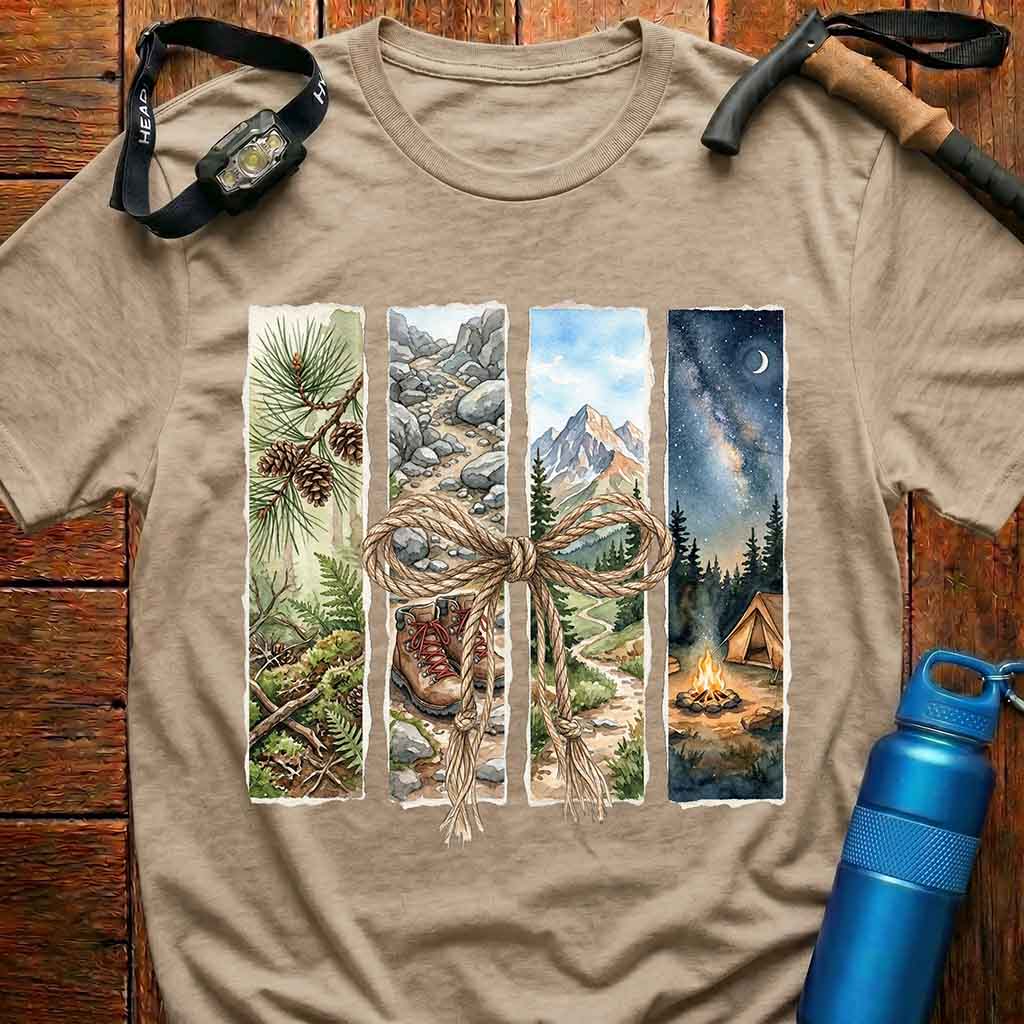 Explore Nature Adventure Art T-shirt