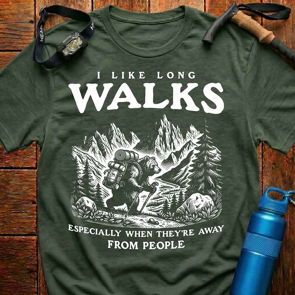 Funny Introvert Hiker T-Shirt