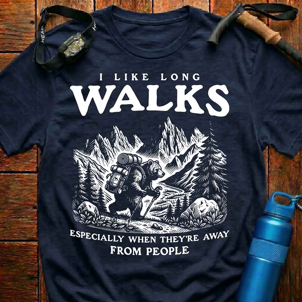 Funny Introvert Hiker T-Shirt