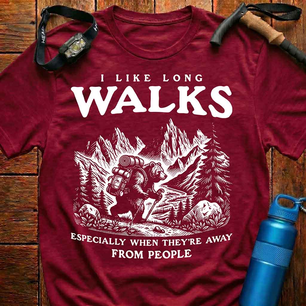 Funny Introvert Hiker T-Shirt